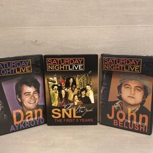 Saturday Night Live DVD Bundle Lot of 3 Belushi, Aykroyd & The 1st 5 Years